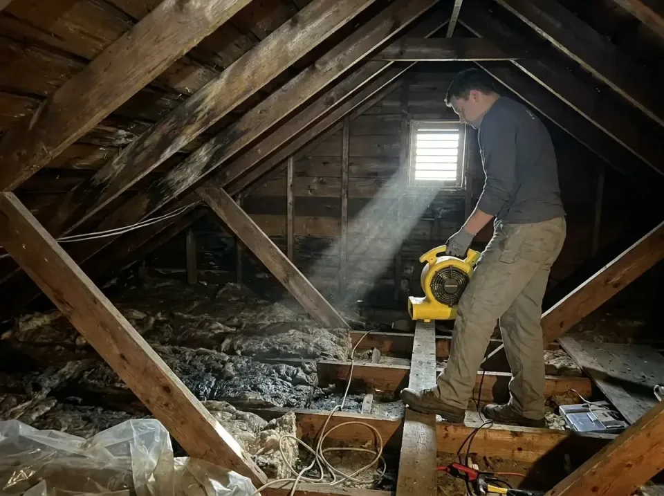 attic-water-damage-drying-proc-007 — frequently asked questions, Emergency Water Extraction & 24/7 Flood Response in Plainsb…